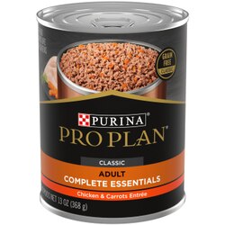 Purinaᴹᴰ Pro Planᴹᴰ Complete Essentials Classique Entrée de Poulet et Carottes Nourriture pour Chiens Adulte