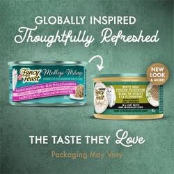 Globally inspired, thoughtfully refreshed - new look Fancy Feast Medleys cans