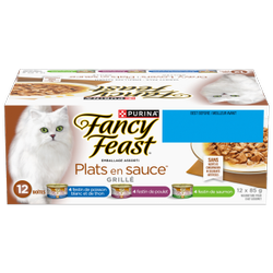 Purinaᴹᴰ Fancy Feastᴹᴰ Assortiment Plats en sauceᴹᴰ Nourriture pour Chats