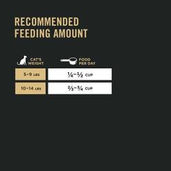 Recommended feeding amount