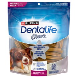 Purinaᴹᴰ DentaLife Chewsᴹᴰ Gâteries à Mâcher pour Chiens pour Races Moyennes