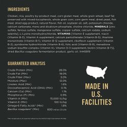 Ingredients & guaranteed analysis