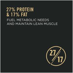 27% protein & 17% fat