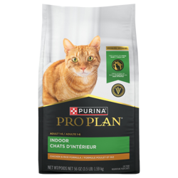 Pro Planᴹᴰ pour chats d’intérieur – Nourriture sèche pour chats adultes, Formule Poulet et riz