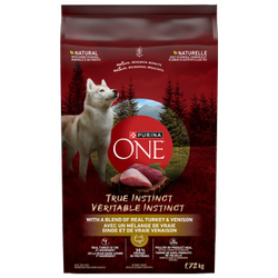Purina ONE® True Instinct with a Blend of Real Turkey & Venison Dog Food