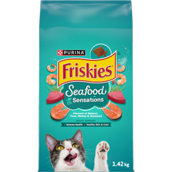 Friskies® Seafood Sensations™ Flavours of Salmon, Tuna, Shrimp & Seaweed Dry Cat Food