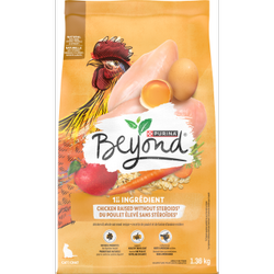 Nourriture pour chats Purinaᴹᴰ Beyondᴹᴰ – Recette de poulet et de farine d'avoine entière