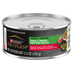 Pro Plan® Adult Small Breed Beef & Green Beans Entrée in gravy dog food