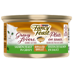 Fancy Feast® Gravy Lovers® Grilled Salmon Feast in Gravy Gourmet Cat Food