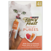 Fancy Feast® Savoury Purées™ with Tuna & Salmon 4x10g