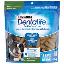 Purinaᴹᴰ DentaLife Chewsᴹᴰ Gâteries à Mâcher pour Chiens pour Mini Races