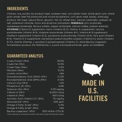 Ingredients & guaranteed analysis
