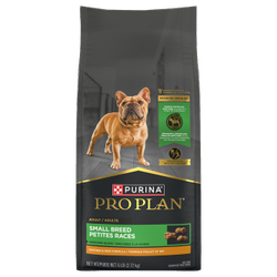 Pro Planᴹᴰ Adulte Petites Races Bouchées à la Viande Formule Poulet et Riz Nourriture Sèche pour Chiens