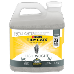 Tidy Catsᴹᴰ Poids Plume Puissance 4 en 1ᴹᴰ Litière  Agglomérante Multichat