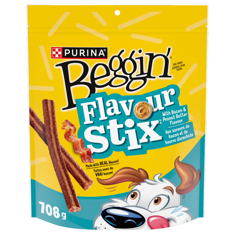 Beggin’® Flavour Stix® With Bacon & Peanut Butter Flavour Dog Snacks