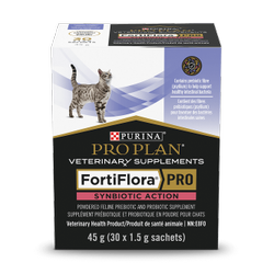 Supplément probiotique en poudre pour chats FortiFlora🅫 PRO Synbiotic Action