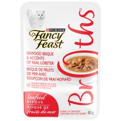Fancy Feast🅫 Bouillons Bisque De Fruits De Mer Avec Soupçon De Vrai Homard 