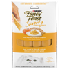 Fancy Feastᴹᴰ Savoury Purée Naturalsᴹᴰ avec Poulet et Citrouille Naturels dans une Sauce Demi-Glace Gâteries pour Chats 4 x 10 g