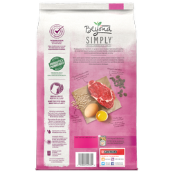 Beyond Simply Recette de Boeuf Élevé dans une Ferme, d’Orge et d’Oeufs de Poules en Liberté Nourriture Sèche pour Chiens