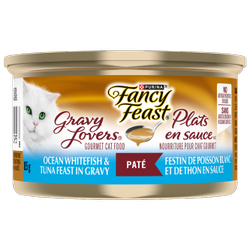 Fancy Feast® Gravy Lovers® Ocean Whitefish Feast Paté In Gravy Cat Food 85g Can