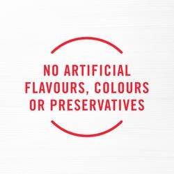 No artificial flavours, colours or preservatives