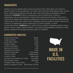 Ingredients & guaranteed analysis