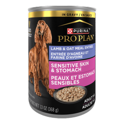 Pro Plan® Sensitive Skin & Stomach Lamb & Oat Meal Entrée In Gravy