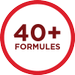 40+ formules