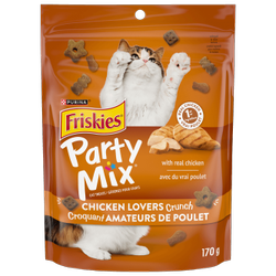 Friskiesᴹᴰ Party Mix🅪 Croquant Amateurs de Poulet Gâterie pour Chats