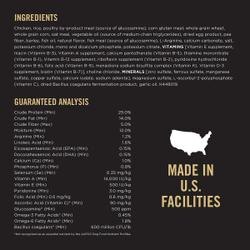 Ingredients & guaranteed analysis