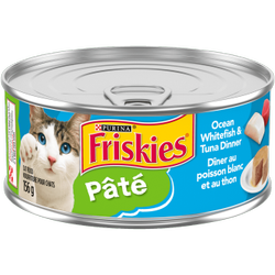 Friskies® Pâté Ocean Whitefish & Tuna Dinner Wet Cat Food