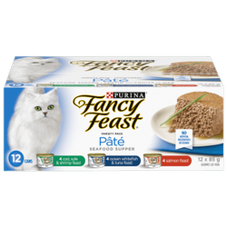 Purina fancy feast grilled seafood collection gourmet wet cat food variety pack online