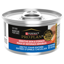 Pro Plan® Sensitive Skin & Stomach Arctic Char Entrée Grain Free Classic Adult Wet Cat Food