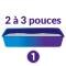 2 a 3 pouces