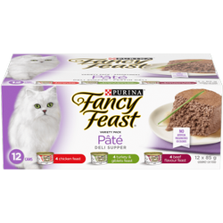 Fancy Feastᴹᴰ Pâté Festin Déli Assortiment Nourriture pour Chats