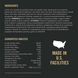 Ingredients & Guaranteed Analysis
