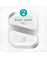 2 break-apart tubs