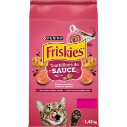 Friskiesᴹᴰ Tourbillons de Sauceᴹᴰ nourriture pour chats