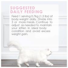 Suggested daily feeding