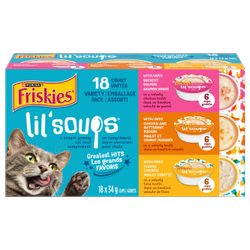 Friskies® Lil’ Soups® Greatest Hits Variety Pack 18 count
