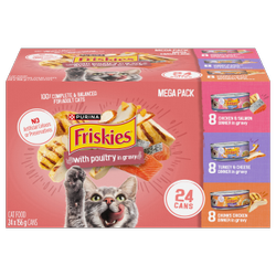 Friskies® With Poultry in Gravy Cat Food Variety Pack