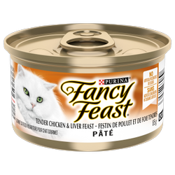 Fancy Feastᴹᴰ Pâté Festin de Poulet et de Foie Tendres Nourriture pour Chat Gourmet