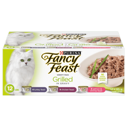 Fancy Feastᴹᴰ Assortiment Grillé en Sauce Nourriture pour Chat Gourmet