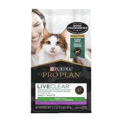 Pro Plan® Specialized Allergen-Reducing LiveClear™ Indoor Formula Turkey & Rice Dry Cat Food