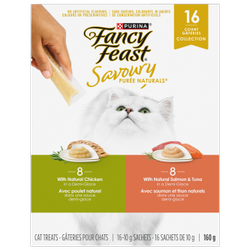 Fancy Feast® Savoury Purée Naturals®16 Count Collection Variety Pack