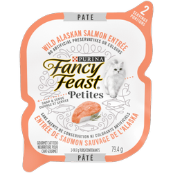 Fancy Feast Petites Pâté Entrée de Saumon Sauvage de l'Alaska Nourriture pour Chat Gourmet