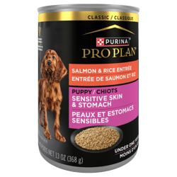 Pro Plan® Puppy Sensitive Skin & Stomach Salmon & Rice Entrée Classic Wet Dog Food