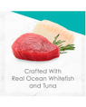 Crafted with real ocean whitefish and tuna