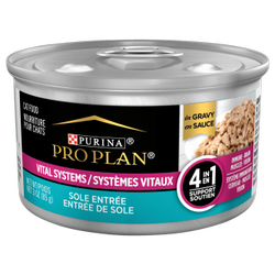 Pro Planᴹᴰ Adulte Systèmes Vitaux Entrée de Sole en Sauce Nourriture Humide pour Chats