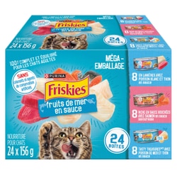 Emballage Assorti Plat de Fruits de Mer Nourriture pour Chats 24 x 156 g